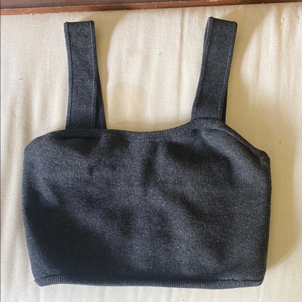 Wilfred Dark Gray Knit Top
